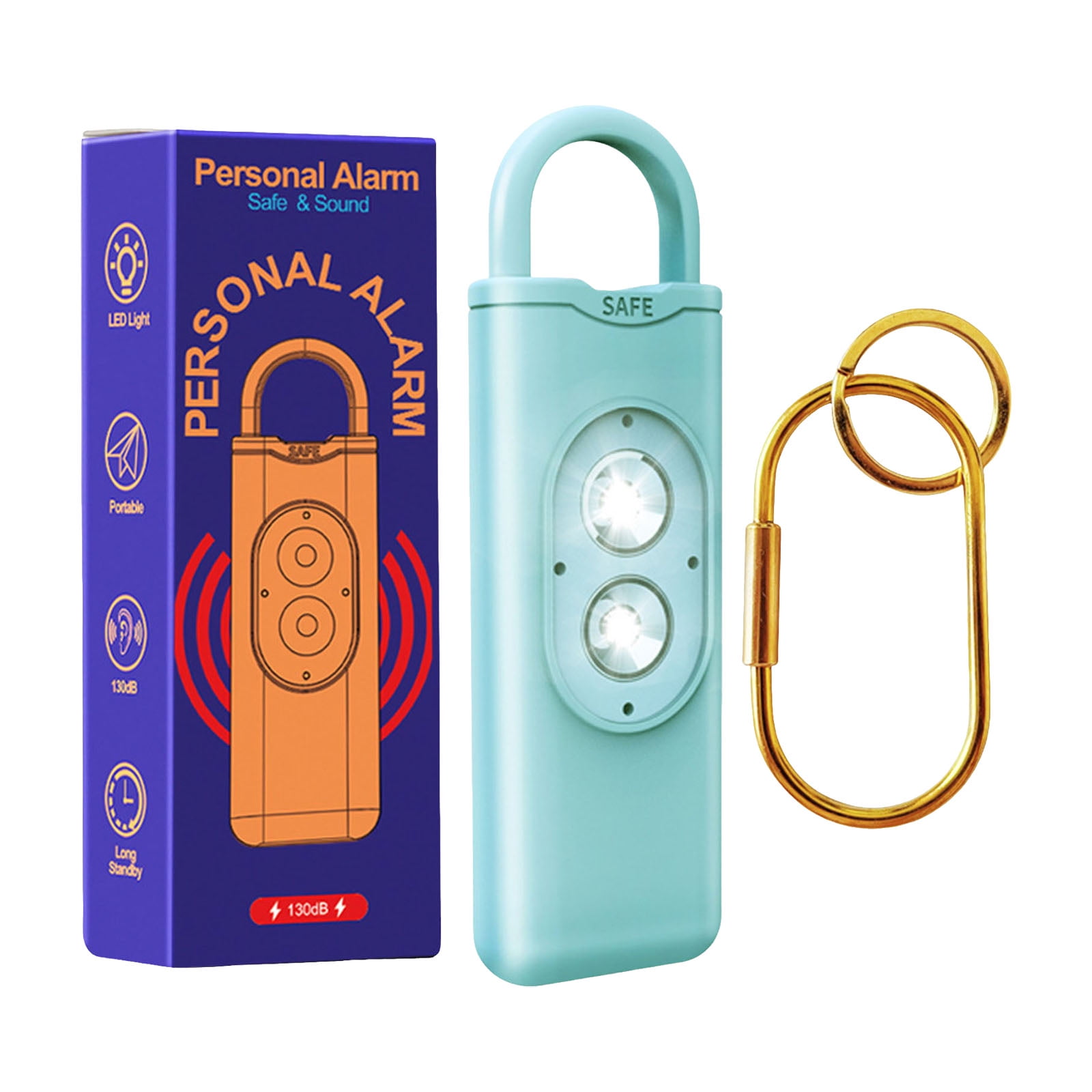 Stay Safe Day & Night: A Rechargeable Personal Alarm with Emergency LED ...