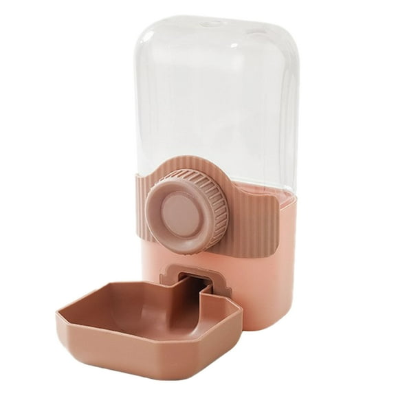 Dual Gravity Feeder and Water Dispenser for Cages, 900ml Anti-Spill Hanging Pet Bowl, Space-Saving Design for Crates/Kennels