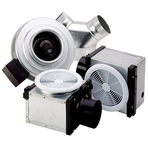 Fantech Dual Grille White Ceiling Mount Bath Fan