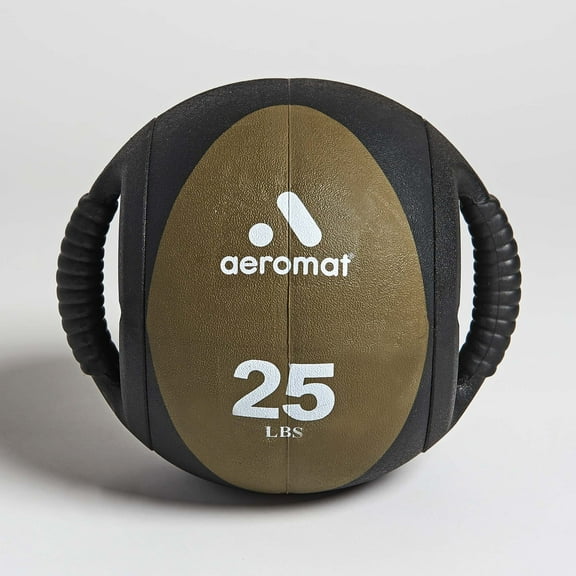 Dual Grip Power Med Ball in Black and Bronze
