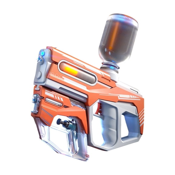Dual-Gun Electric Water Blaster 14.57 Inch Large Capacity Dual-Mode Water Battle Gear with Continuous Spray & Manual Operation