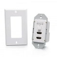thumbnail image 1 of Dual HDMI HDBaseT Plus Rs232 Over Cat Extender Single Gang Wall Plate Transmitter, 1 of 1