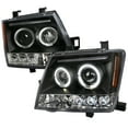 thumbnail image 1 of Dual Halo Projector Headlights (Black Housing/Clear Lens) Made for and Compatible with 2005-2012 Nissan Xterra, 1 of 4