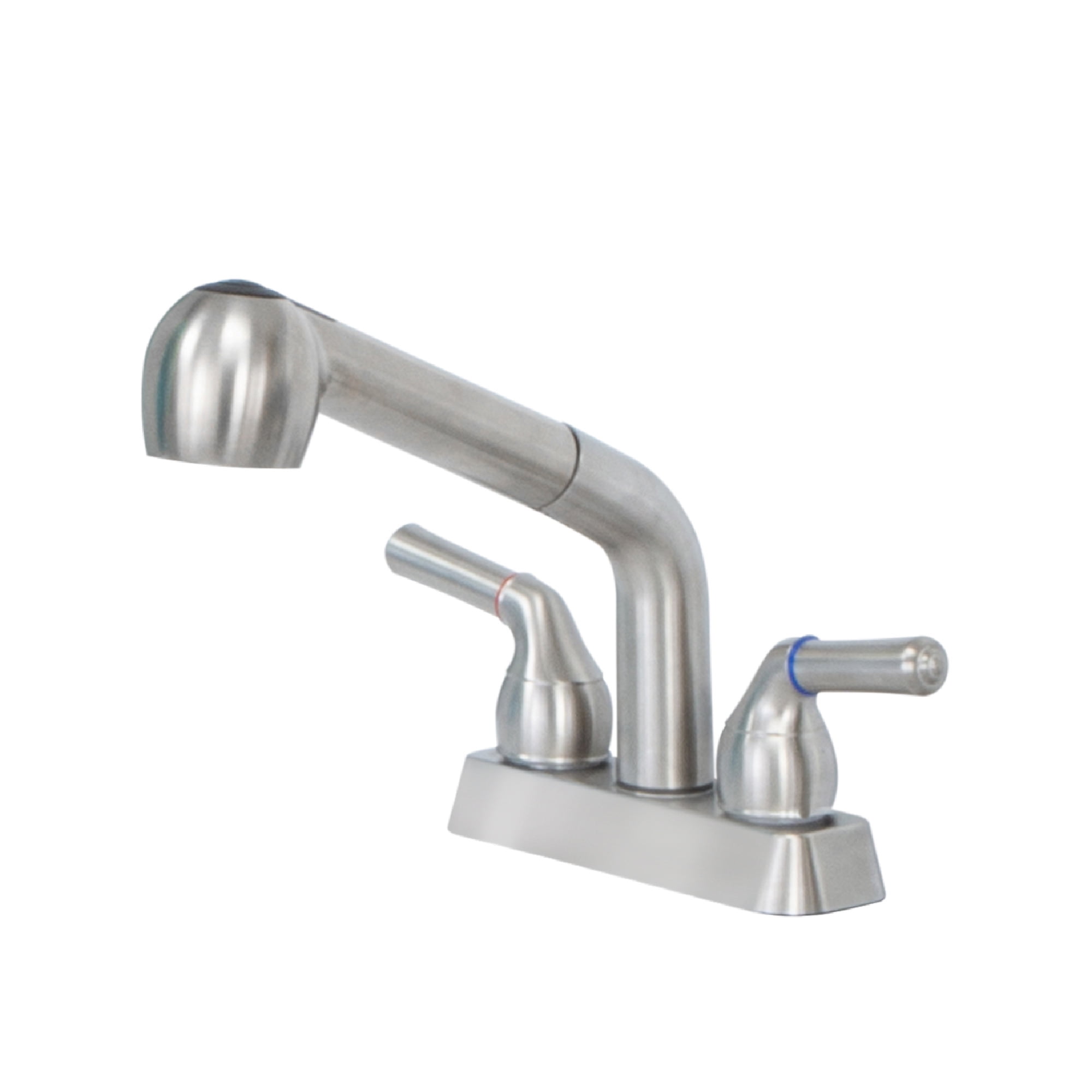 Dual-Handle Pull-Out Faucet Stainless Finish for Laundry Sink - Walmart.com