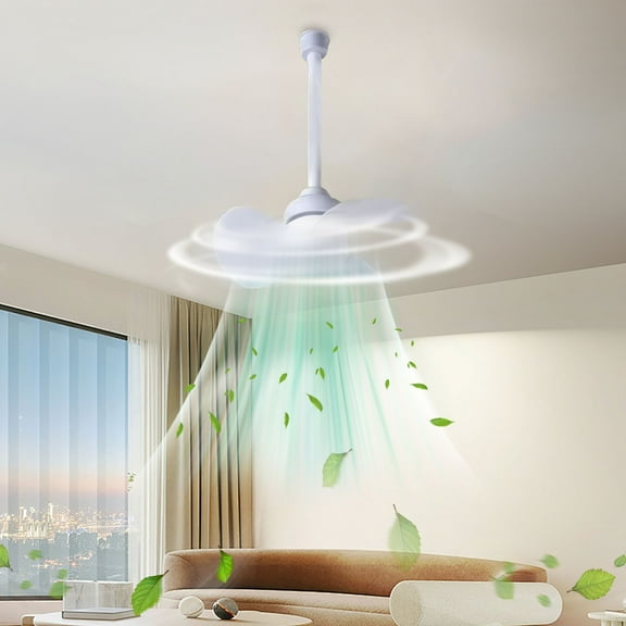 Dual Head Ceiling Fan, Adjustable Oscillation, 3-Speed Quiet Motor, Space-Saving Compact Design, Home, Office, Bedroom, Customizable Airflow, 360° Rotation, Energy-Efficient Cooling