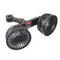 thumbnail image 1 of Dual Head Clip-On Fan – Adjustable Speed 360° Rotation USB Rechargeable – Powerful Cooling for Office, Home & Outdoor, 1 of 4