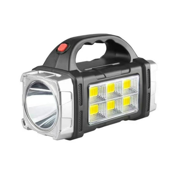 Dual-Head Lantern Solar Flashlight Efficient Solar Charging Outdoor Adventures