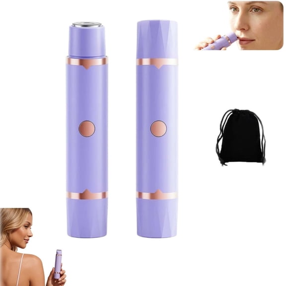 Dual Head Rechargeable Women Trimmer, 2026 New Multifunctional Body Hair Trimmer, Portable Facial Hair Trimmer for Travel, Compact Bikini Trimmer for Women