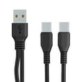 thumbnail image 1 of Dual Head USB C to USB C and USB A 2-in-1 Fast Charging and Data Sync Cable, 1 of 6