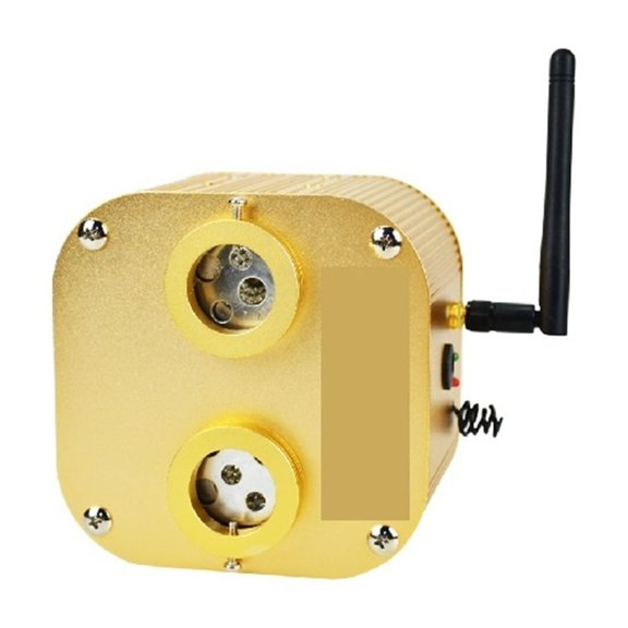 Dual Heads App Smart Phone Remote Controlled, 20w Twinkle Wheel&Sound Activated Fiber Optic Light Source Star Ceiling DIY Engine