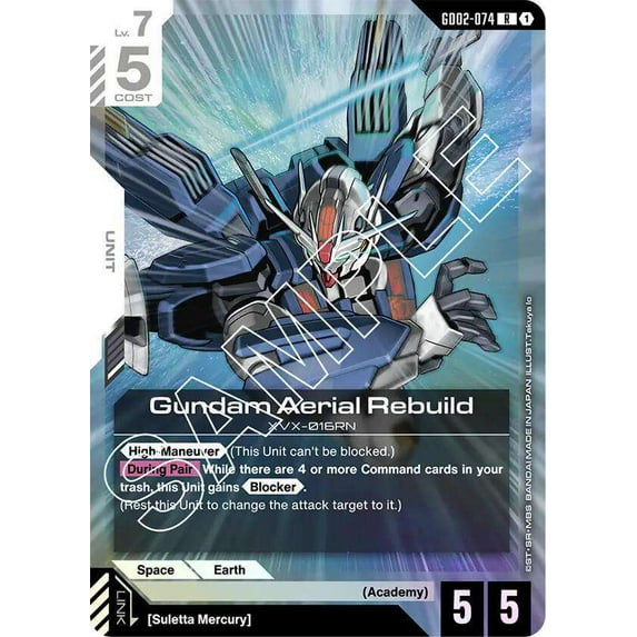 Dual Impact Gundam Aerial Rebuild GD02-074