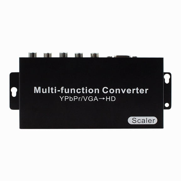 Dual Input YPbPr/VGA to HDMI-compatible Converter with LED Indicator Multi Resolution Output Easy Use Signal Processor