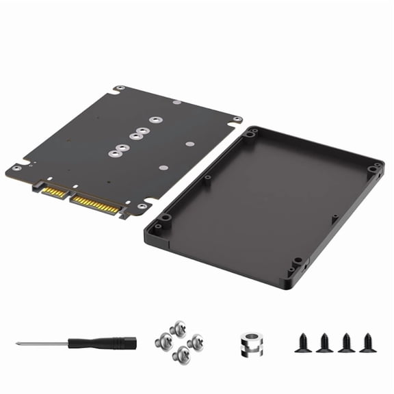 Dual Interface M.2 NGFF and mSATA to SATA3.0 Adapter Converter for Computer Office Use