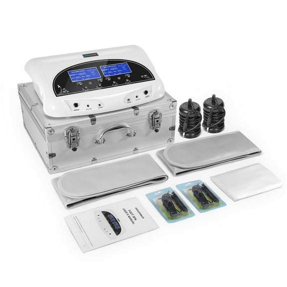 Dual Ionic Foot Bath Detox Machine - Professional Ionic Foot Bath Spa Cleanse with 2 Waist Belts, 2 Arrays, 10 Liners