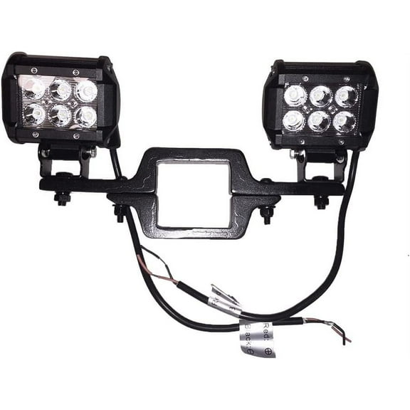 Dual LED Backup Lights + Mounting Bracket for Hitch Mount