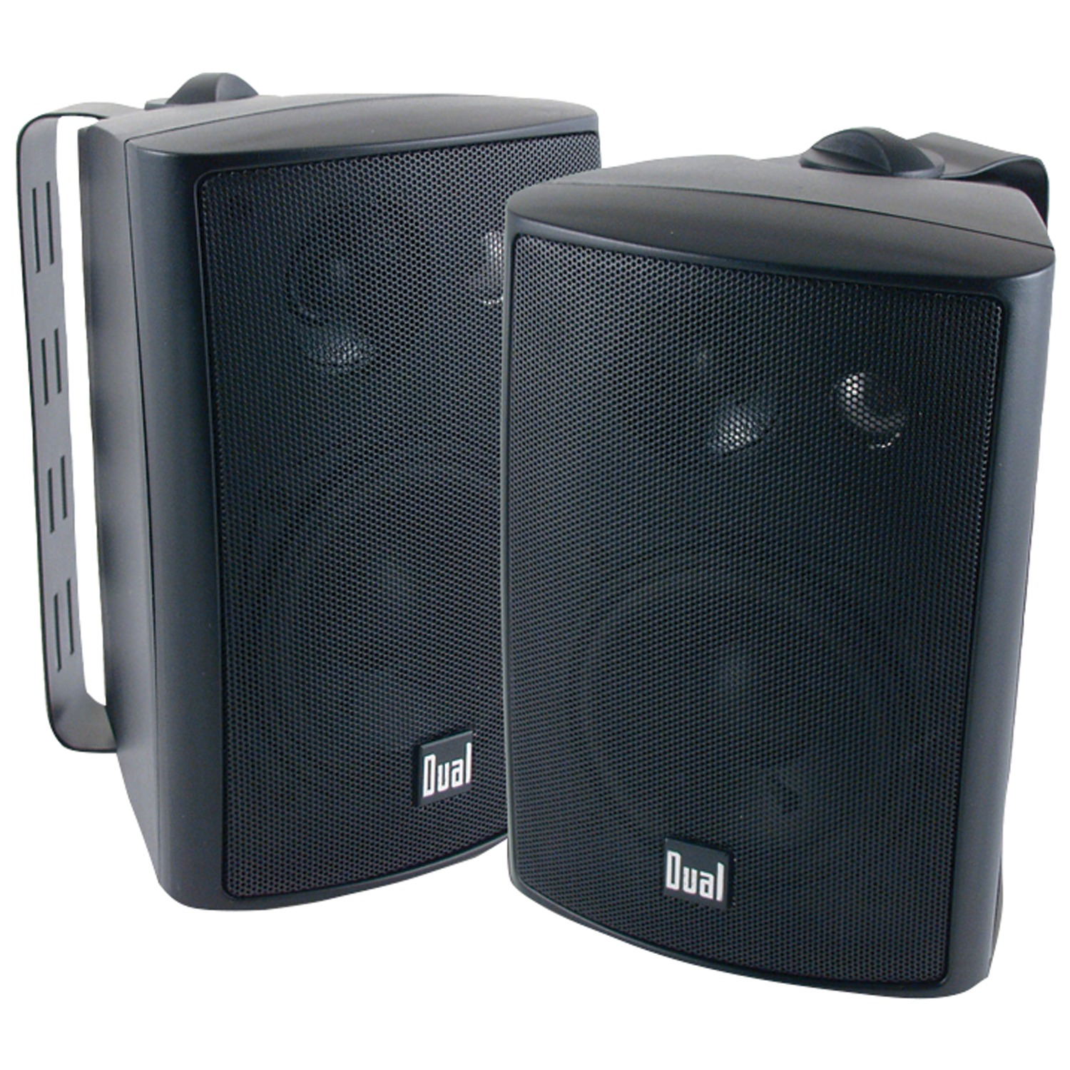 Dual LU47PB 4" 3-Way Indoor/Outdoor Speakers (Black) - image 1 of 2