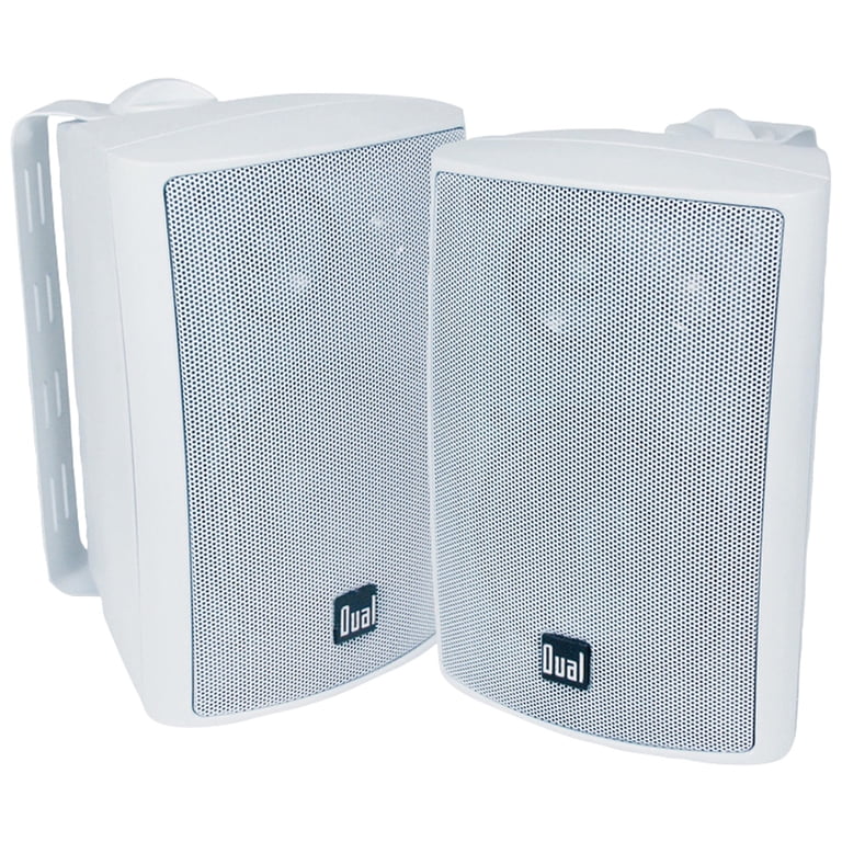 BIC America RTR-V44-2W White 3-Way Indoor/Outdoor Speakers (Pair) - Weather Resistant