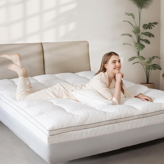 Dual Layer 3 Inch Memory Foam Mattress Topper Twin Size
