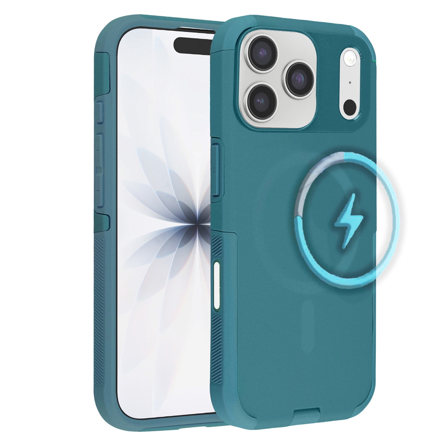 Dual Layer Cases with Wireless Charging for iPhone 17 Pro Max - Dark Green