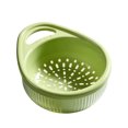 thumbnail image 1 of Dual-Layer Vegetable Colander, Fruit and Berry Washing Basket with Strainer Bowl, Draining Container for Pasta, Salad, and Food Prep, Kitchen Strainer and Storage Basin, 1 of 4
