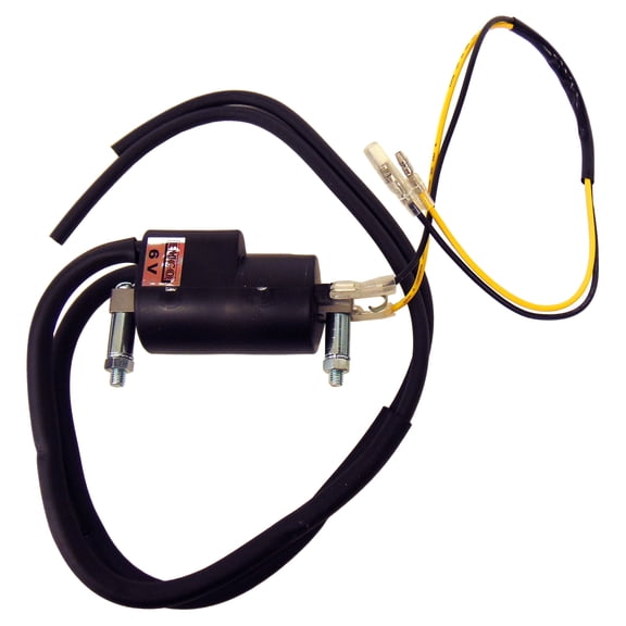 Dual Lead Spark Plug Wire 6 Volt Ignition Coil for British Twin BSA Norton Trium