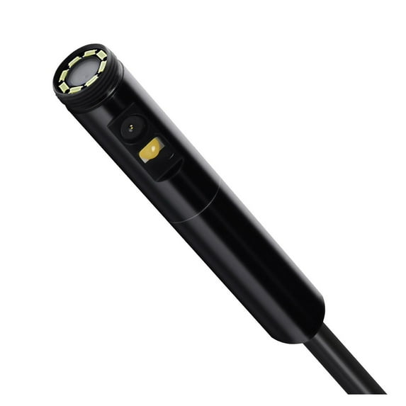 Dual Lens Borescope Endoscope Camera, 10FT Snake Cable, for Android & iOS - Auto Engine, Sewer, HVAC Inspection