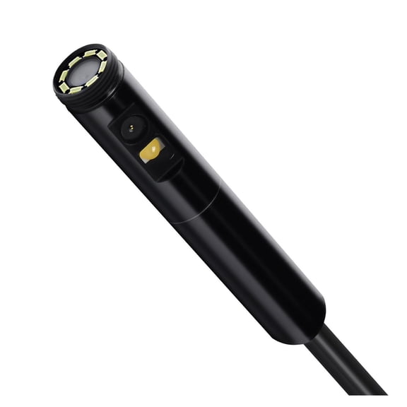 Dual Lens Borescope Endoscope Camera, 10FT Snake Cable, for Android & iOS - Auto Engine, Sewer, HVAC Inspection