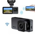 thumbnail image 1 of Dual Lens Dash Cam 1080P Front + 720P Interior with IR Night Vision, WiFi App Control & Motion Detection – In-Car Camera for Rideshare, Family Safety, Night Driving, 1 of 9