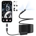 [Dual-Lens] Endoscope Camera with Light, 1920P HD Borescope with 8+1 ...