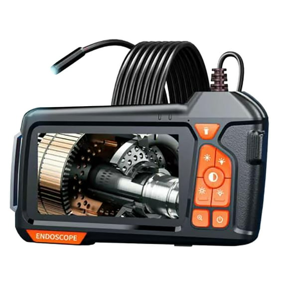 Dual Lens Industrial Endoscope,Borescope Camera With Light,1080P Digital Borescope Inspection Camera,High-Definition Visual Detector Camera Industrial Electronic Endoscope8.0MM Waterproof