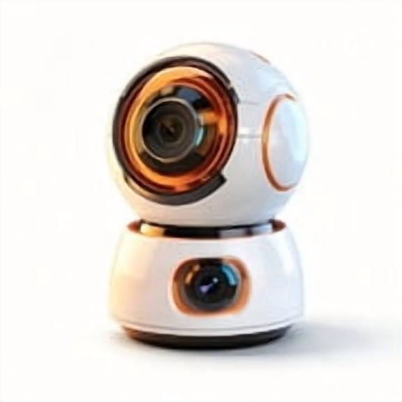 Dual Lens Pan Tilt WiFi Camera,Two-Way Audio, Motion Alert & Loop Recording