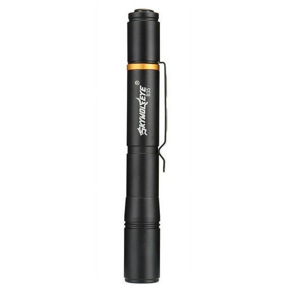 Dual Light Led Pen Flashlight Portable Mini Torch For Medical Exams White & Yellow Modes Ipx4 Waterproof Aluminum Alloy 3W 128Mm