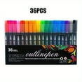 thumbnail image 1 of Dual-Line Contour Pen Set: Dreamy Colorful Highlighter Pens for DIY & Fluorescent Marking, 1 of 9