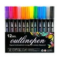 thumbnail image 1 of Dual-Line Outline Markers (Fluorescent Art Pens), 12 Dual-Line Metallic Markers For Scrapbooking, Double Line Outline Pen Set Dream Flash Pen Metal Color(#A), By Meiiso, 1 of 7