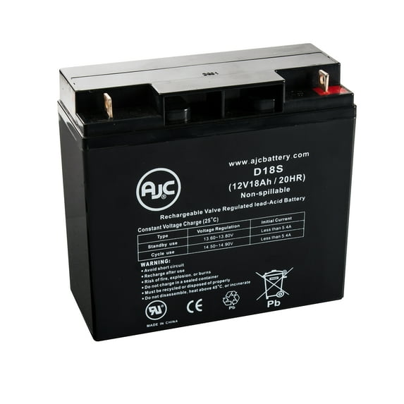 Dual-Lite 12-582 12V 18Ah Emergency Light Battery - This is an AJC Brand® Replacement
