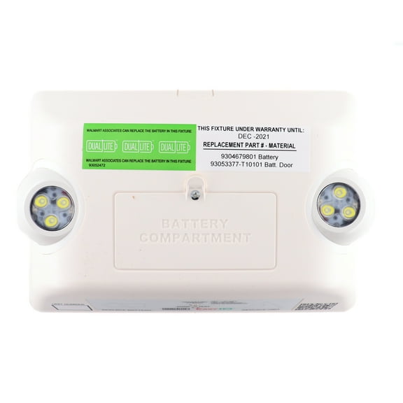 Dual-Lite ECHC6ID-WM Commercial LED Emergency Wall Light, 120/277V, White