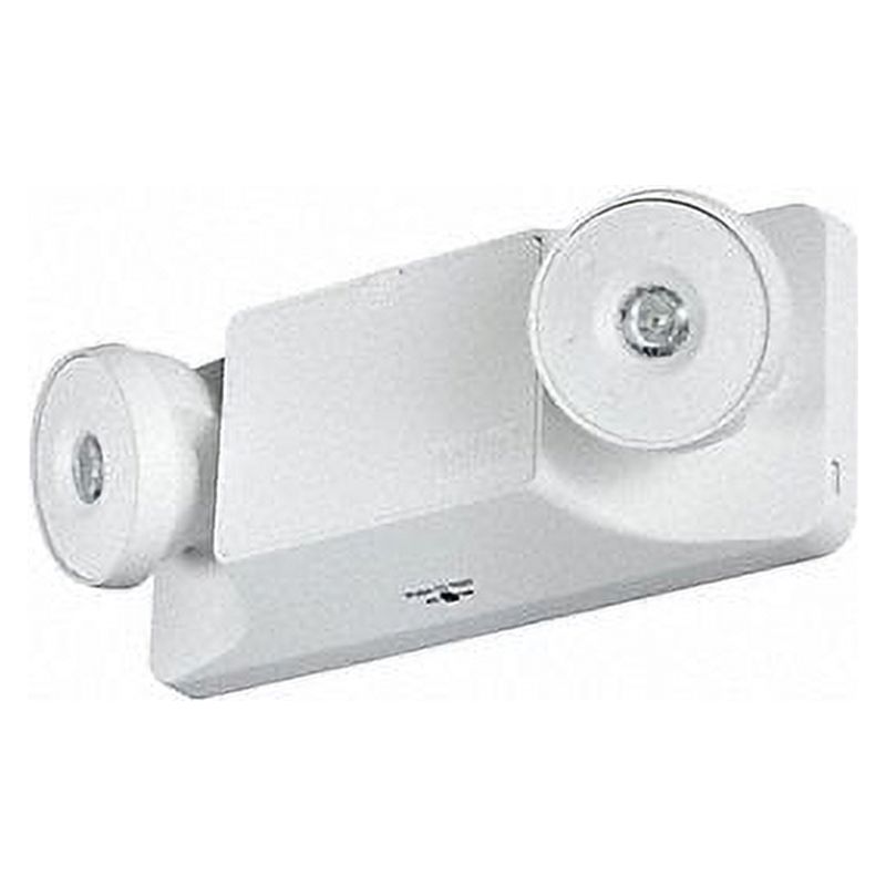 White Dual Head LED Emergency Light with Nickel-Metal Hydride Battery