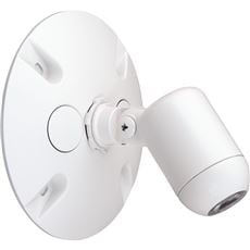 Dual-Lite Led Outdoor Emergency Remote Lighting, Single Head, White