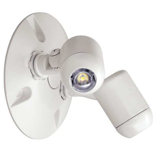 White Dual-Head LED Outdoor Emergency Light