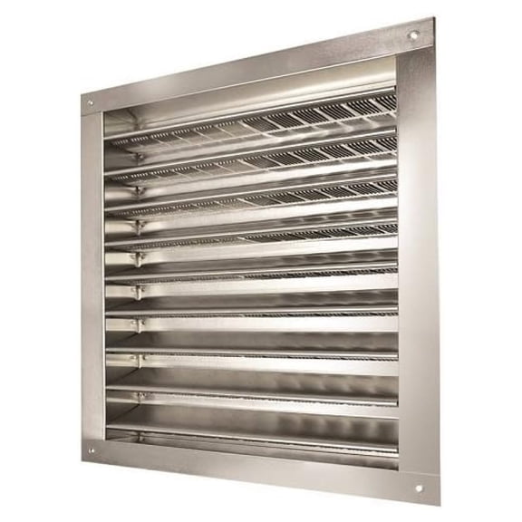 Dual Louver 12x12in Aluminum