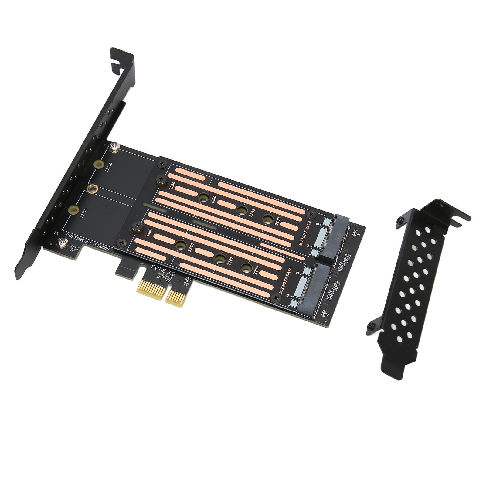 Dual M.2 PCIE Adapter, Fast Stable M.2 NVMe To PCIE Adapter NCQ