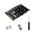 thumbnail image 1 of Dual M.2 to U.2 Adapter Card Supports NVME & SATA SSDs, 2280/2260/2242/2230mm for Enhanced Storage Expansion, 1 of 6