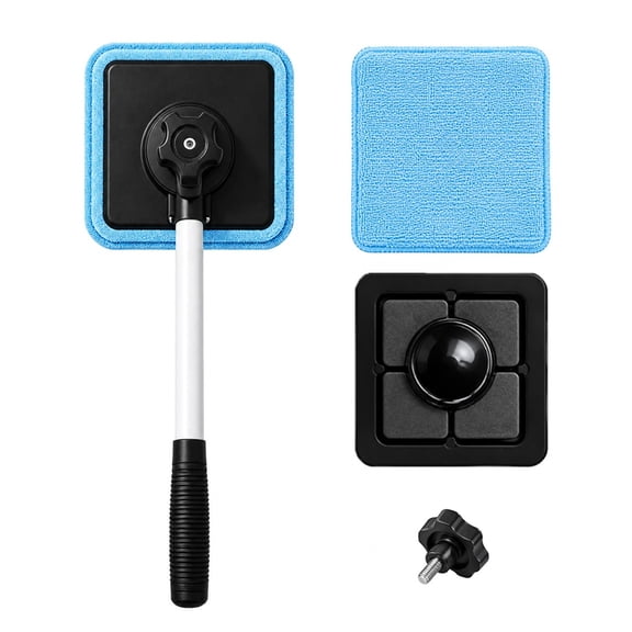 Dual Magnetic Car Windshield Cleaner Double Sided Magnetic Window Cleaner Streak-Free Cleaning, Auto Glass Cleaner, Double Sided Design, Magnetic Technology
