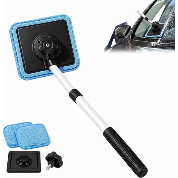 Dual Magnetic Windshield Cleaner – Double-Sided Window Cleaning Tool for Car Windshields, Streak-Free Glass Cleaner, 1PC