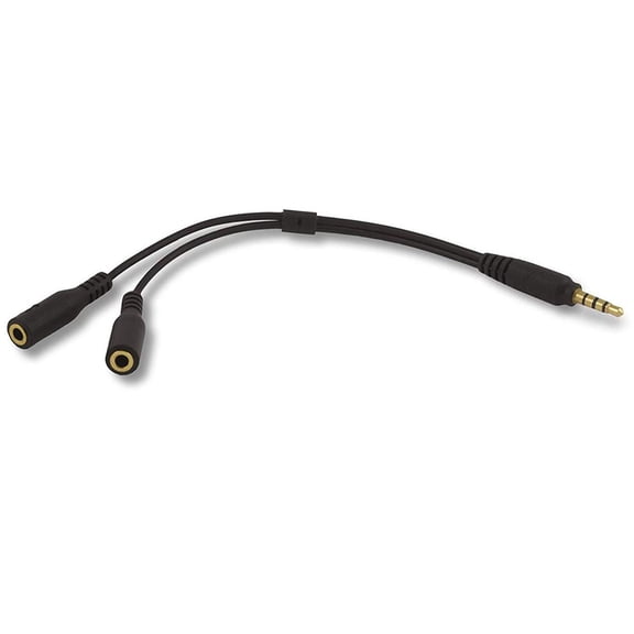 Padcaster Dual Microphone/Headphone Y-Splitter Cable