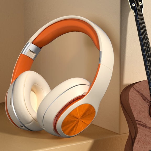 Dual Mode Bluetooth Headphones - 7.28x6.89x3.15in Wired And Wireless Over Ear Headset, Foldable Soft Headband With AUX Cable, 8H Battery Life Low Latency For Gaming And Gym, 40mm Drivers