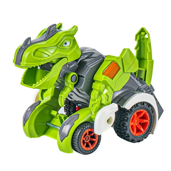 Dual Mode Car​​ Dinosaur Inertial Deformation Car Collision Reversal Stunt Vehicle Transformable Action Toy​ Inertia Motion​​