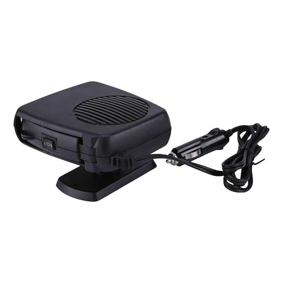 Portable 12V Car Heater 200W: Dual Mode Heating/Cooling Defroster, Windscreen Fog Remover Plug-in Cigarette Lighter