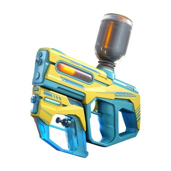 Dual Mode Electric Manual Water Blaster Twin Guns Set with Large Tank Continuous Spray Outdoor Water Battle Toy for Summer Pool Games