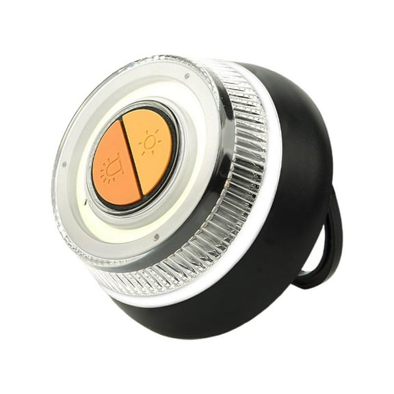 Dual-Mode Magnetic Strobe Light | Yellow Emergency + White Work Beam | Auto-On Inductive Base, Battery-Powered